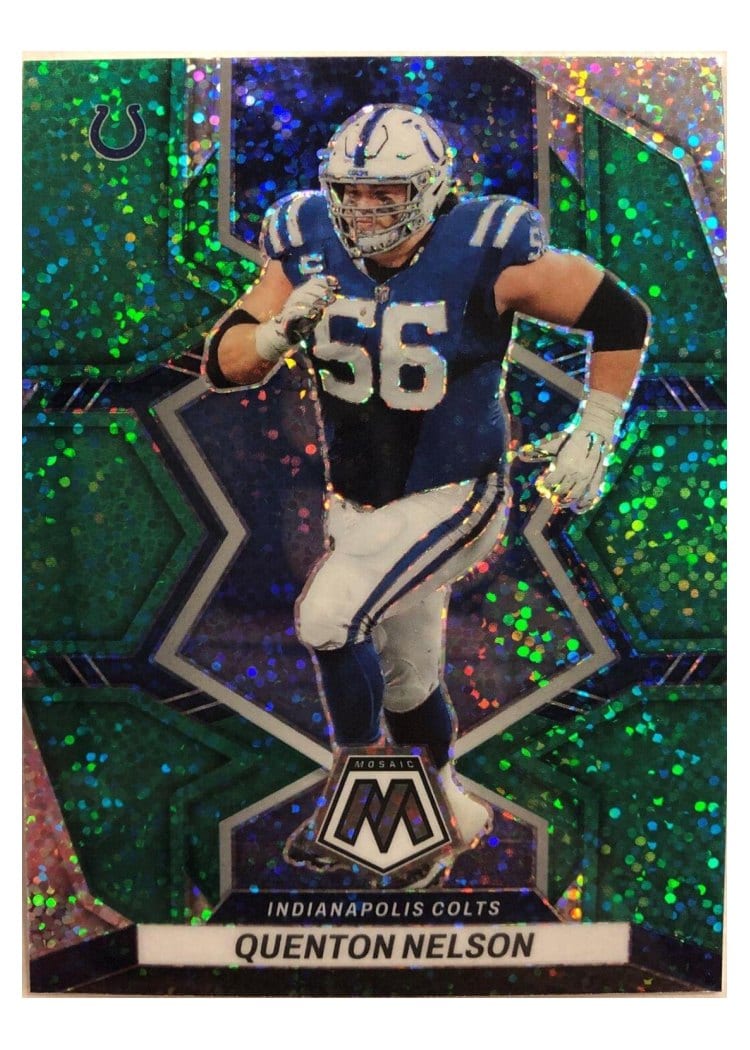 2022 Panini Mosaic Base Set Quenton Nelson #85 card