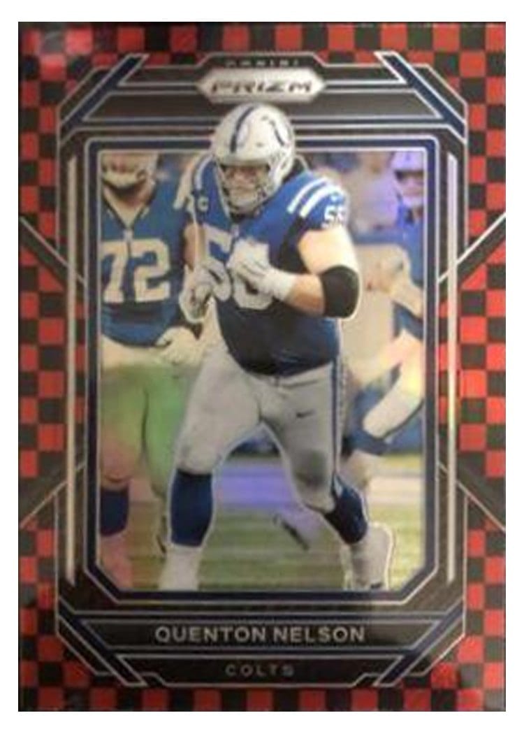 2022 Panini Prizm Base Set Quenton Nelson #124 card