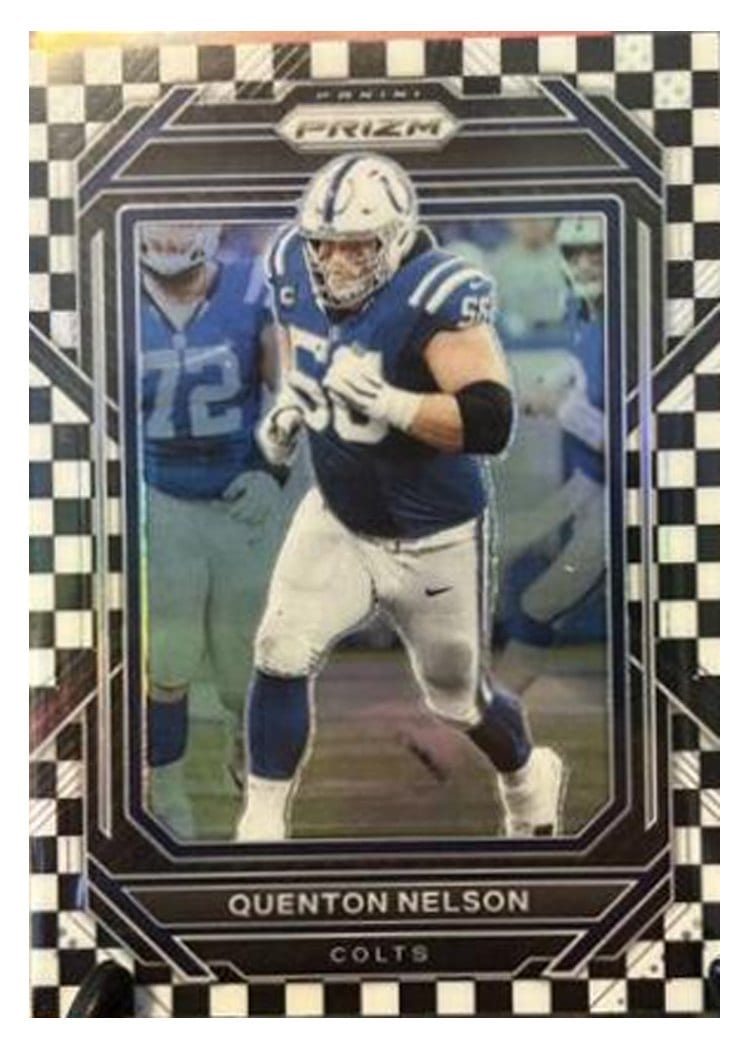 2022 Panini Prizm Base Set Quenton Nelson #124 card