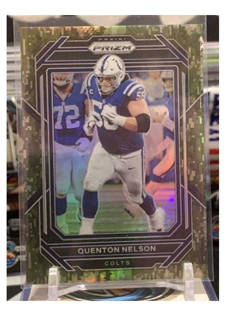 2022 Panini Prizm Base Set Quenton Nelson #124 card