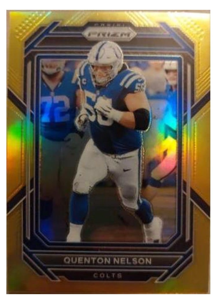 2022 Panini Prizm Base Set Quenton Nelson #124 card
