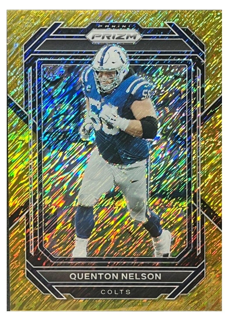 2022 Panini Prizm Base Set Quenton Nelson #124 card