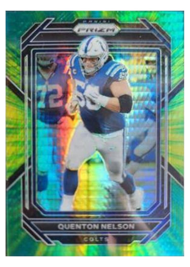 2022 Panini Prizm Base Set Quenton Nelson #124 card