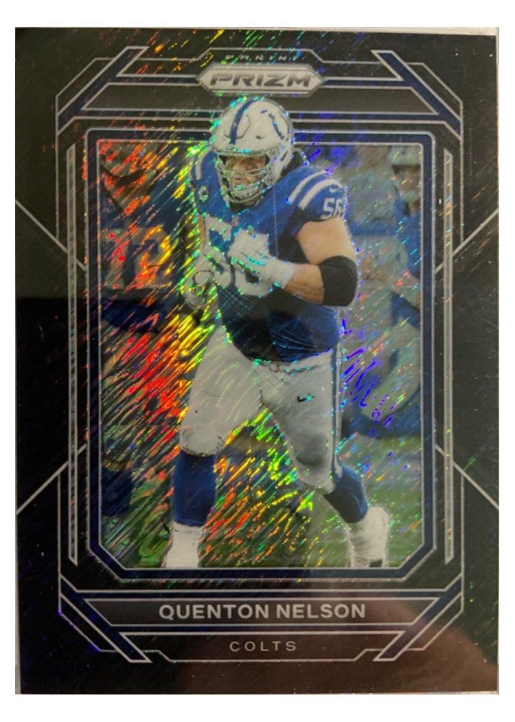 2022 Panini Prizm Base Set Quenton Nelson #124 card