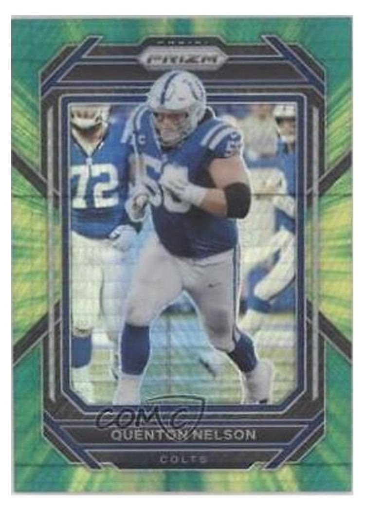 2022 Panini Prizm Base Set Quenton Nelson #124 card