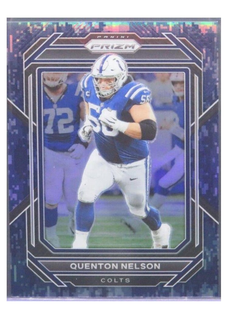 2022 Panini Prizm Base Set Quenton Nelson #124 card