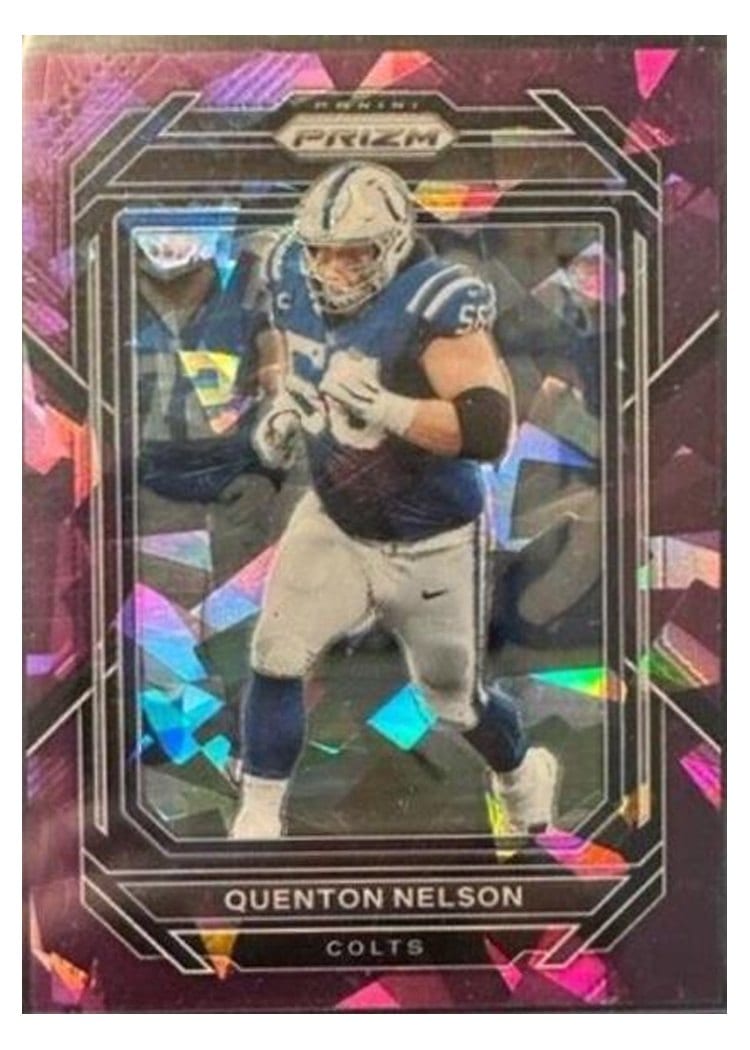 2022 Panini Prizm Base Set Quenton Nelson #124 card