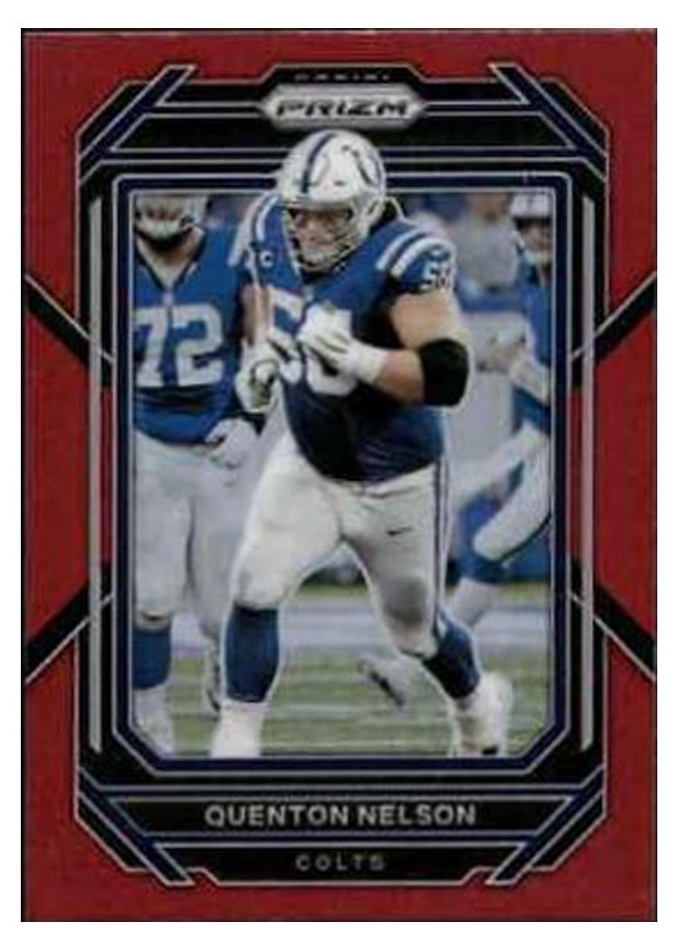 2022 Panini Prizm Base Set Quenton Nelson #124 card
