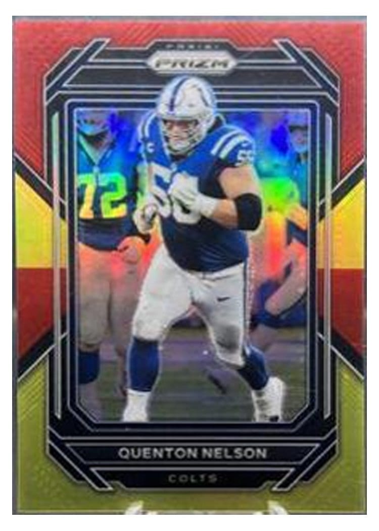 2022 Panini Prizm Base Set Quenton Nelson #124 card