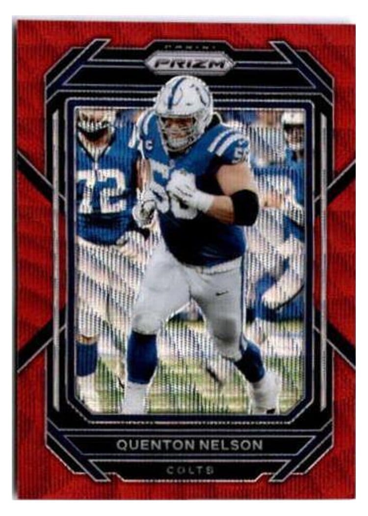2022 Panini Prizm Base Set Quenton Nelson #124 card