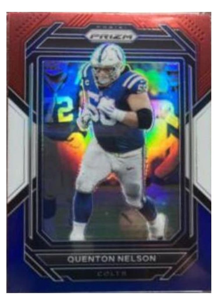 2022 Panini Prizm Base Set Quenton Nelson #124 card