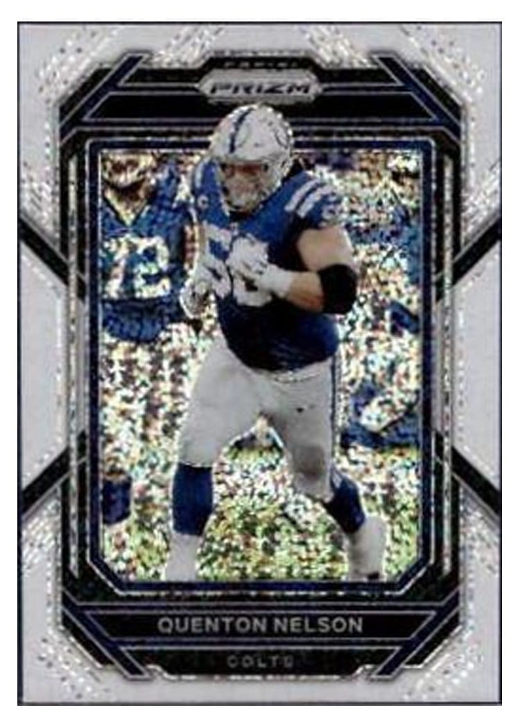 2022 Panini Prizm Base Set Quenton Nelson #124 card