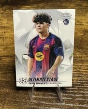 2025 Topps UEFA Ultimate Stage Chrome Quim Junyent #US-22 card