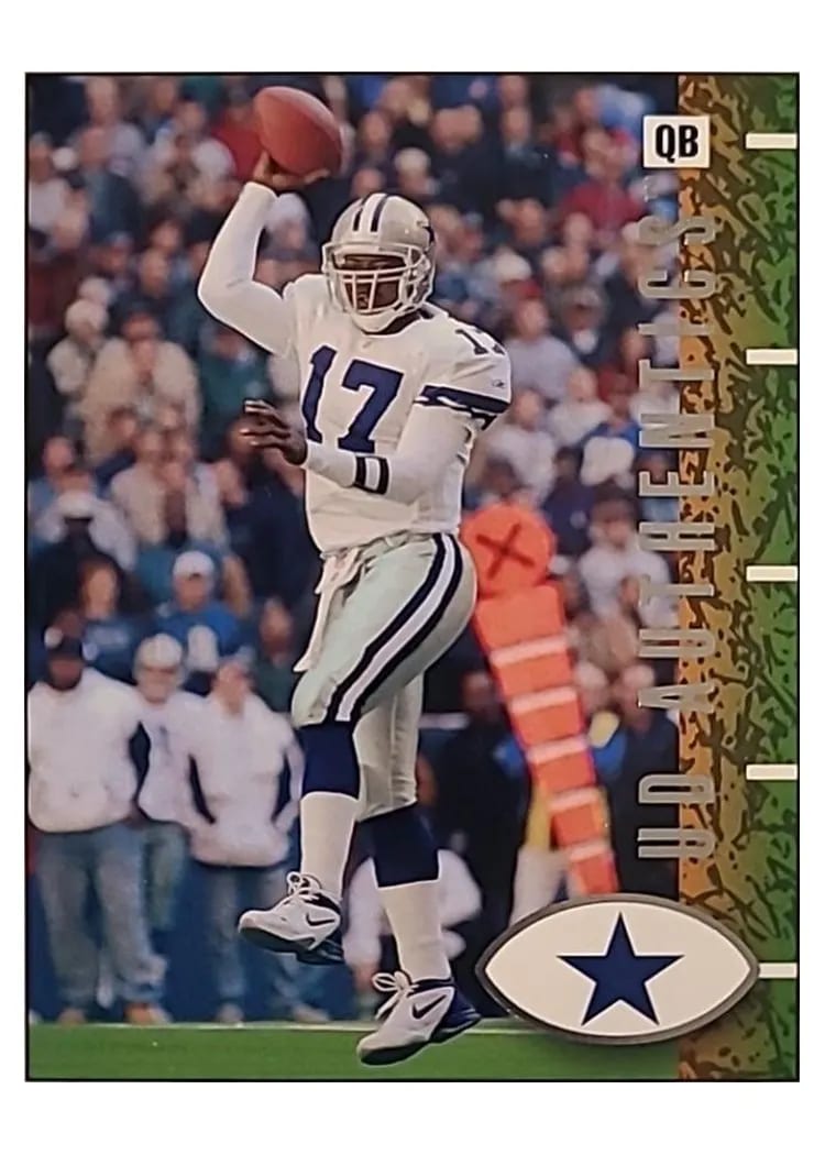 2002 Upper Deck Authentics Quincy Carter #23 card