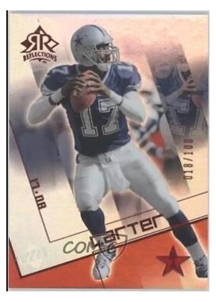 2004 Upper Deck Reflections Quincy Carter #27 card