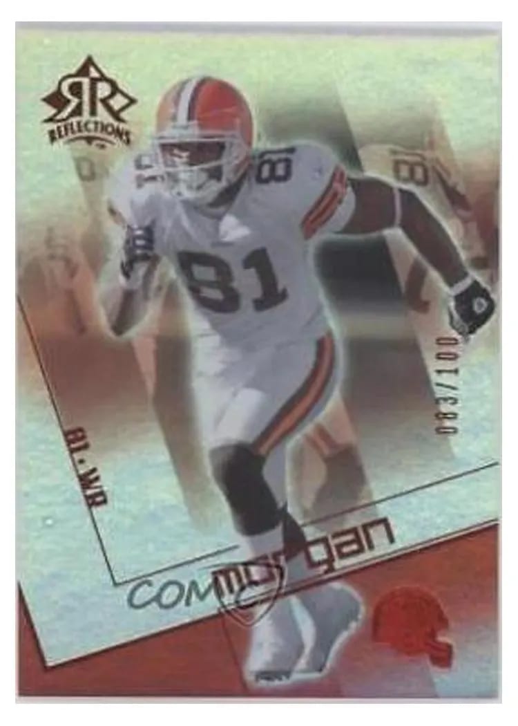 2004 Upper Deck Reflections Quincy Morgan Red #24 card