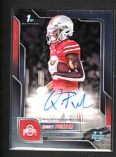 2025 Bowman University Chrome Chrome Prospect Autographs Quincy Porter #BCA-QPO card
