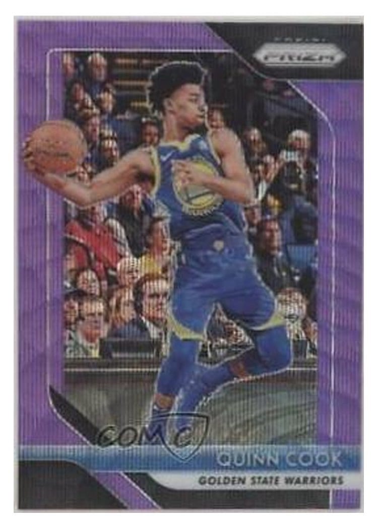2018-19 Panini Prizm Base Set Quinn Cook #232 card