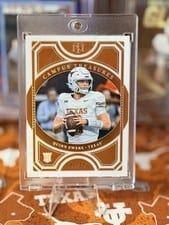 2025 Panini National Treasures Collegiate Campus Treasures Quinn Ewers #2 card