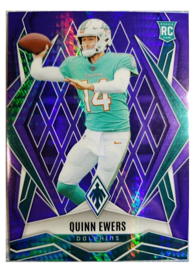 2025 Panini Phoenix Base Set Quinn Ewers Purple Hyper #159 card