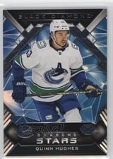 2022-23 Upper Deck Black Diamond Diamond Stars Quinn Hughes #BDS-QH card