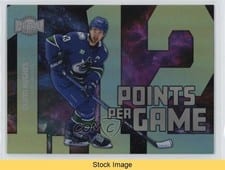 2024-25 Skybox Metal Universe Points Per Game Quinn Hughes #PPG-11 card