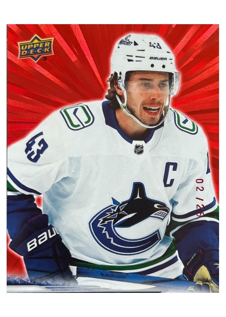 2024-25 Upper Deck Base Set Quinn Hughes #176 card