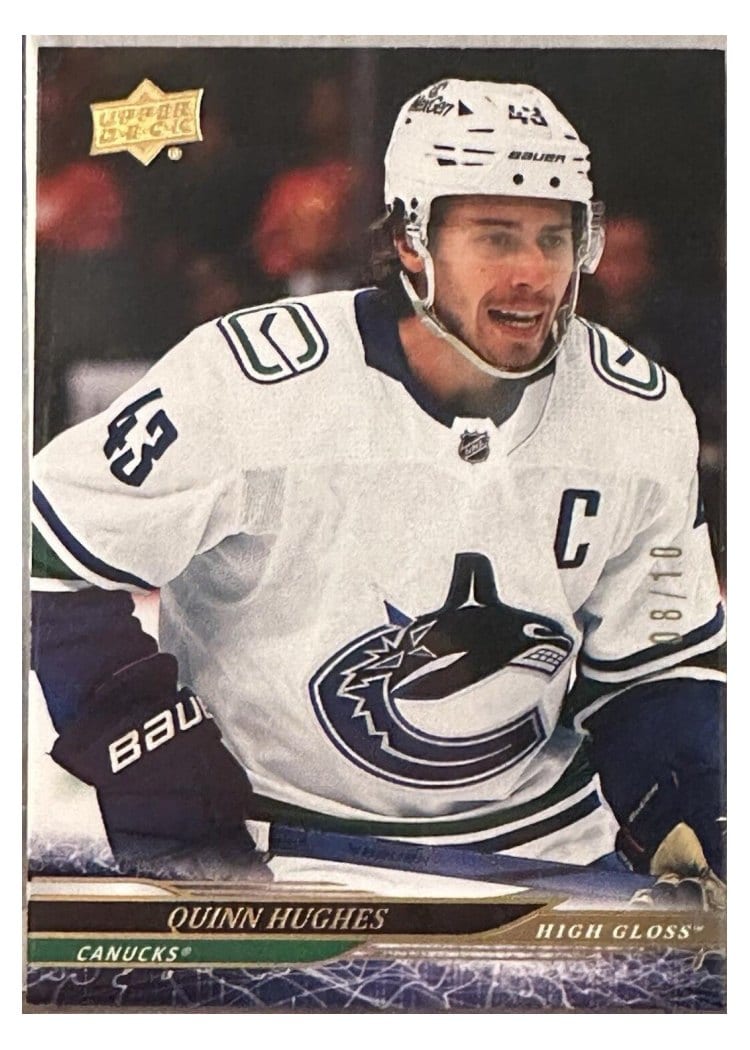 2024-25 Upper Deck Base Set Quinn Hughes #176 card