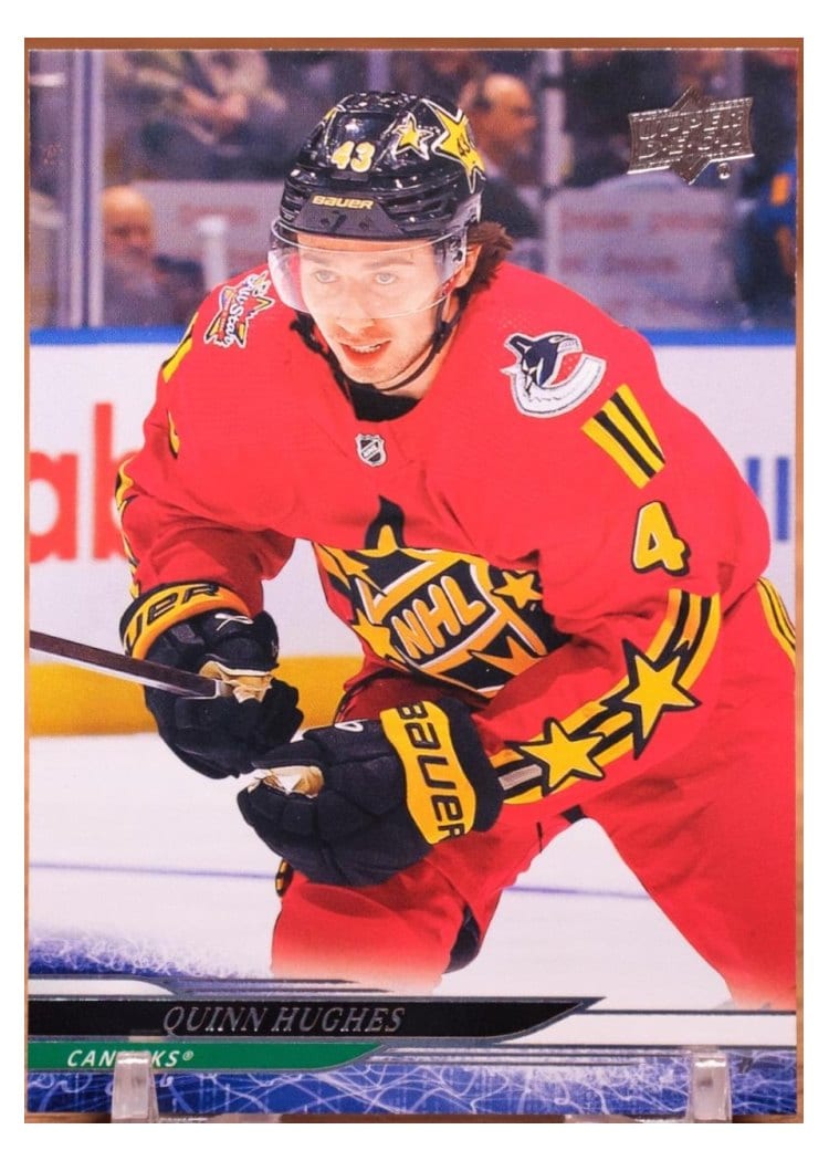 2024-25 Upper Deck Base Set Quinn Hughes #689 card