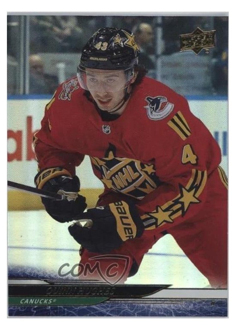 2024-25 Upper Deck Base Set Quinn Hughes #689 card