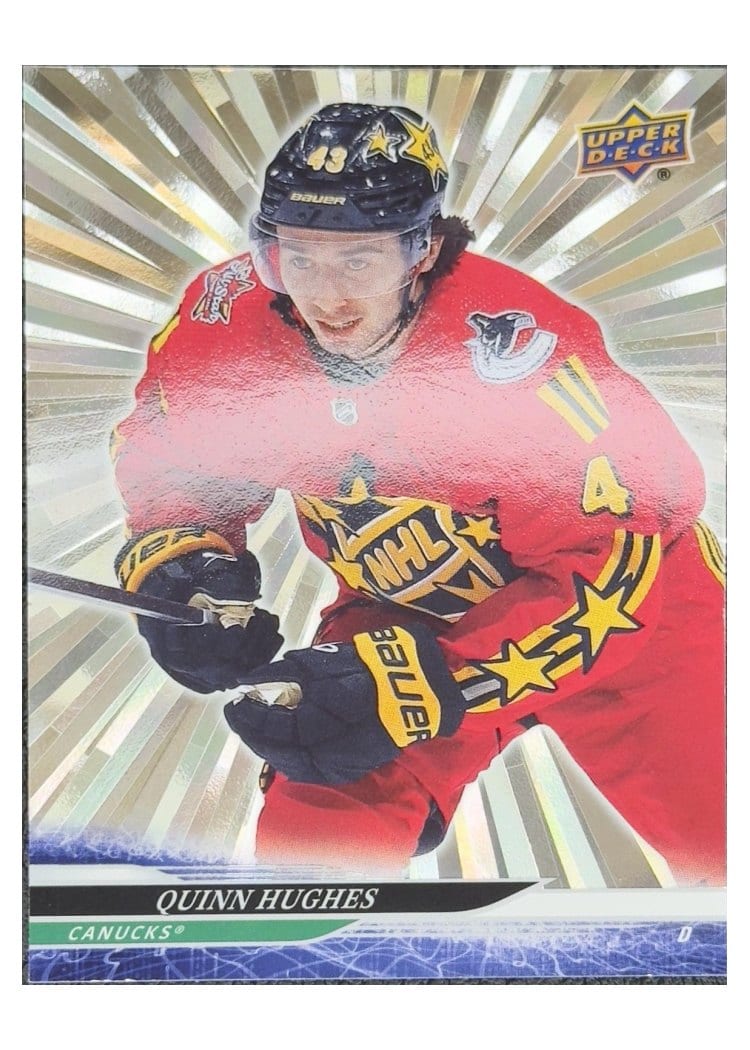 2024-25 Upper Deck Base Set Quinn Hughes #689 card