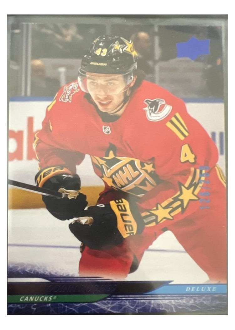 2024-25 Upper Deck Base Set Quinn Hughes #689 card
