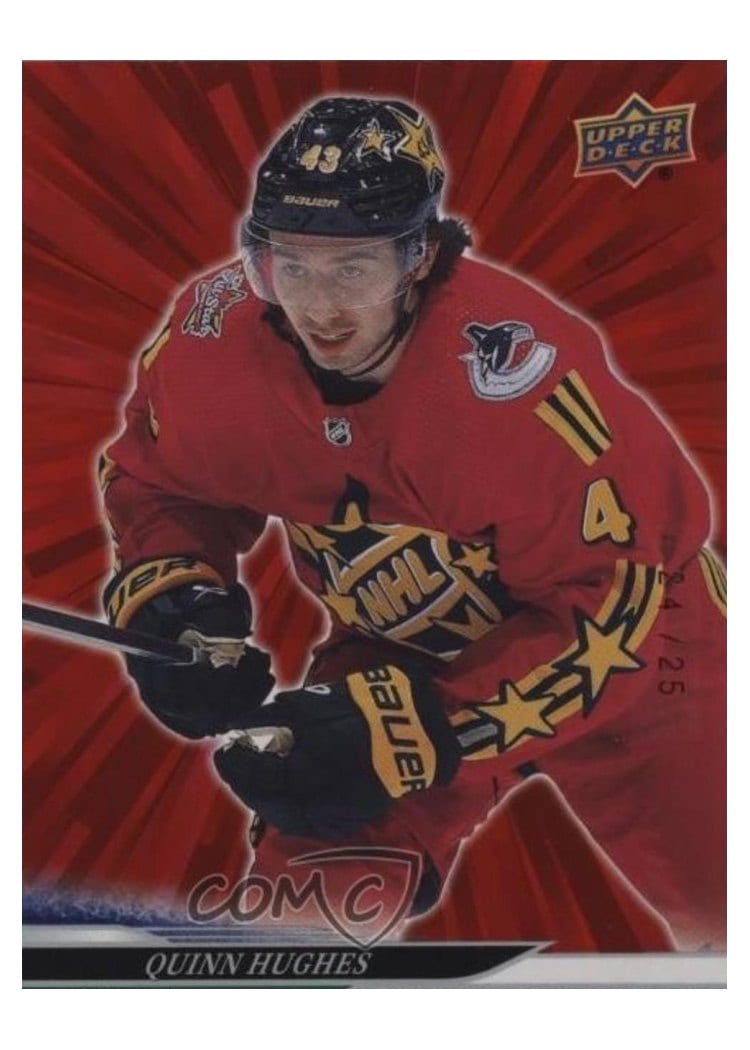 2024-25 Upper Deck Base Set Quinn Hughes #689 card