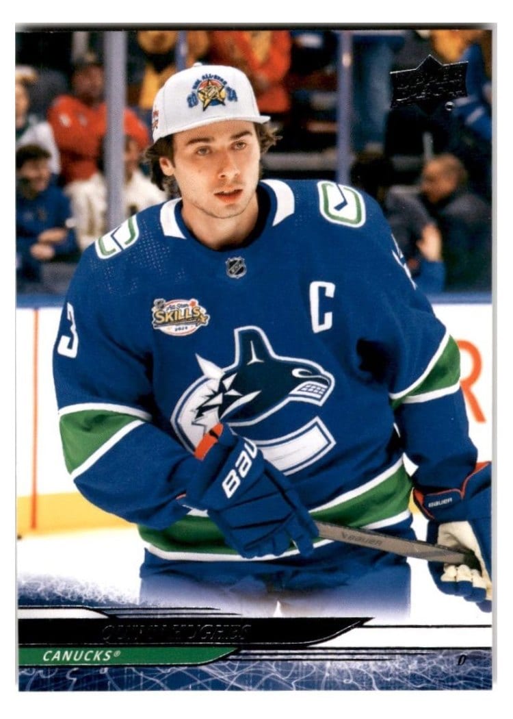 2024-25 Upper Deck Base Set Quinn Hughes #689 card