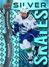 2024-25 Upper Deck Silver Skates Quinn Hughes #SS-25 card