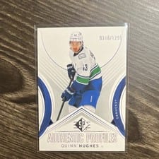 2024 SP Authentic Profile Quinn Hughes #AP-11 card