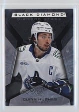 2025-26 Upper Deck Black Diamond Diamond Stars Quinn Hughes #BDS-QH card