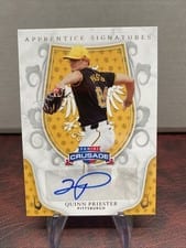 2024 Panini Crusade Apprentice Signatures Quinn Priester #AS-QPR card