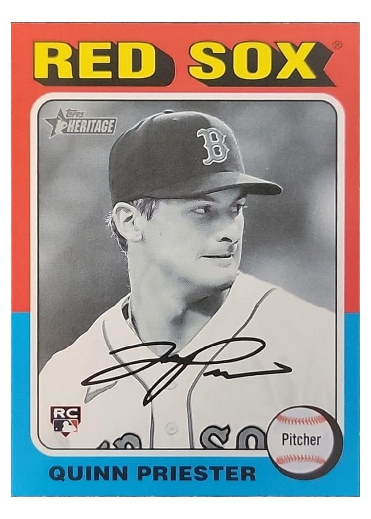 2024 Topps Heritage Base Set Quinn Priester #579 card
