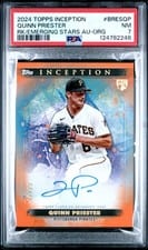2024 Topps Inception Rookie And Emerging Star Autographs Quinn Priester #BRES-QP card