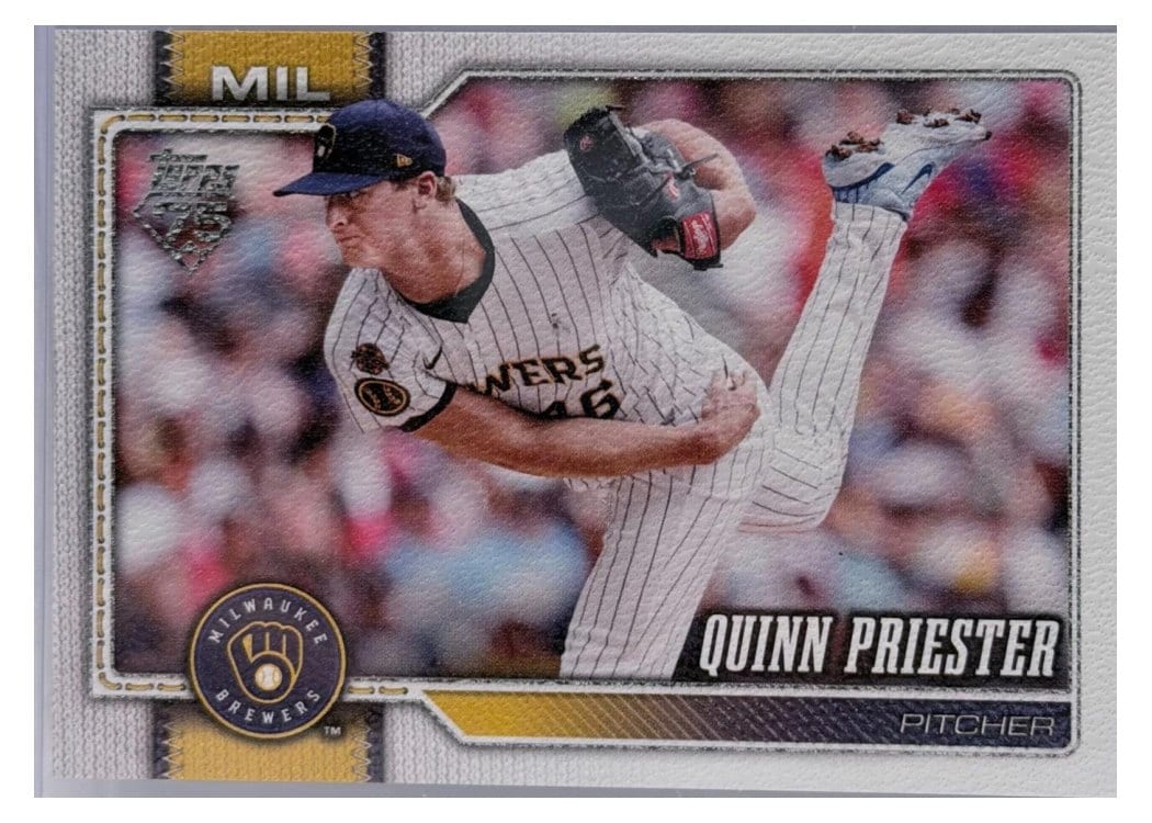 2026 Topps Base Set Quinn Priester #186 card