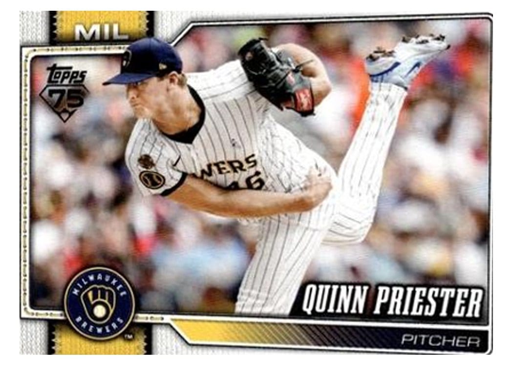 2026 Topps Base Set Quinn Priester #186 card