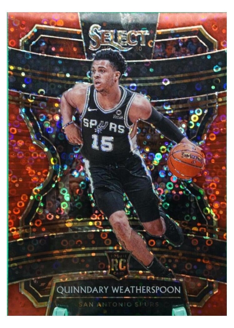 2019-20 Panini Select Base Set Quinndary Weatherspoon Red Disco Prizm #11 card