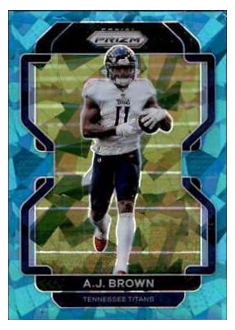 2021 Panini Prizm Base Set Quinnen Williams Blue Ice Prizm #89 card