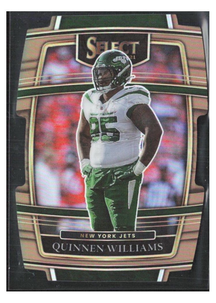 2021 Panini Select Base Set Quinnen Williams Copper Die Cut #27 card