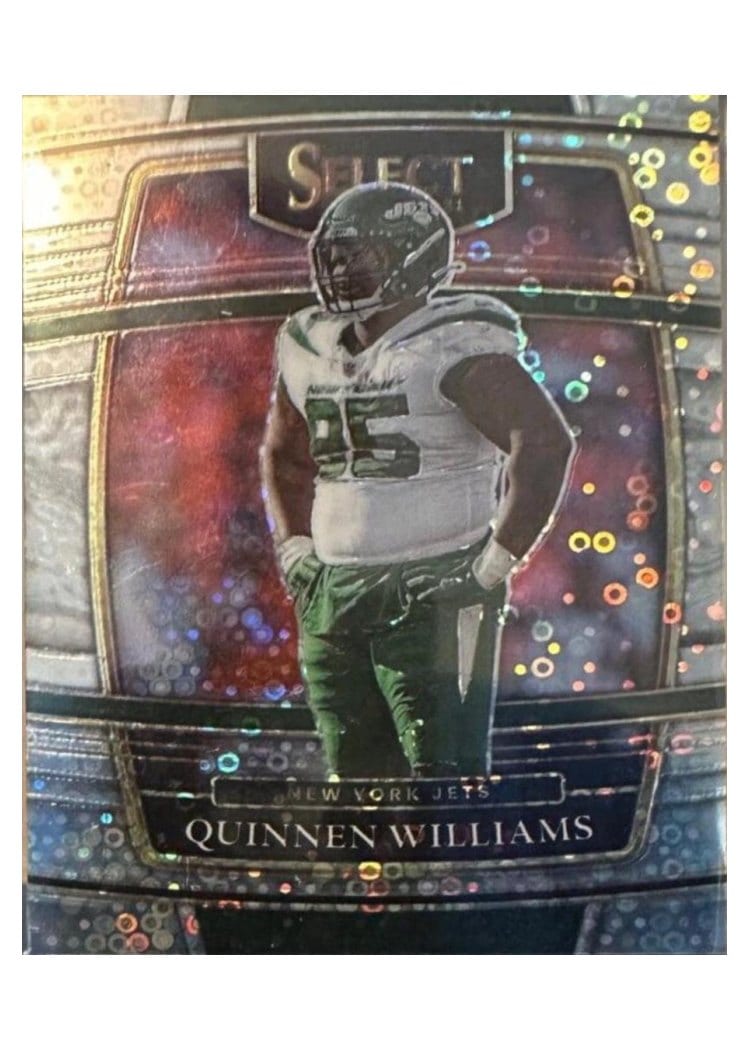 2021 Panini Select Base Set Quinnen Williams Disco #27 card