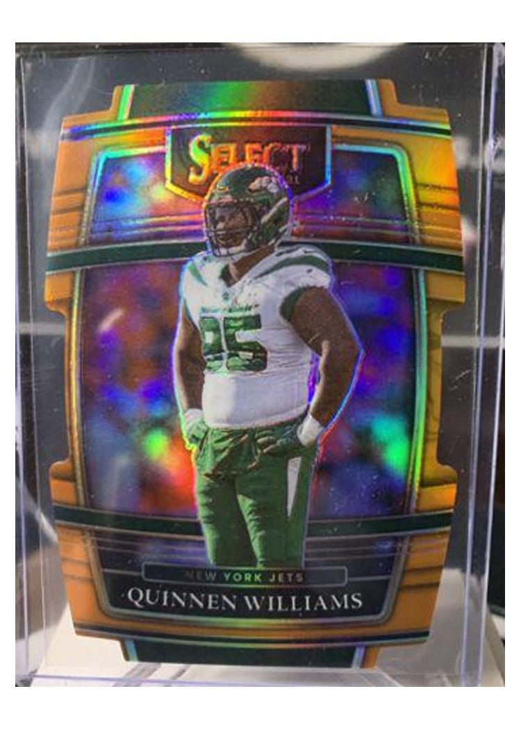 2021 Panini Select Base Set Quinnen Williams White Die Cut #27 card