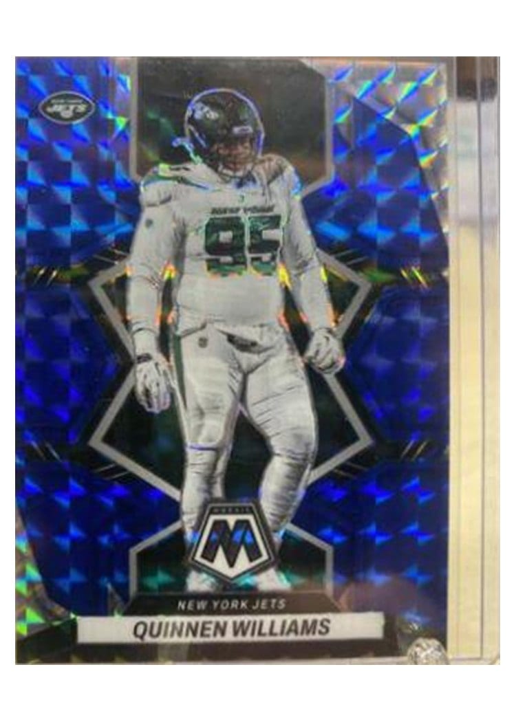 2022 Panini Mosaic Base Set Quinnen Williams Blue #154 card