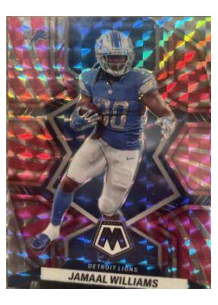 2022 Panini Mosaic Base Set Quinnen Williams Pink Swirl #154 card