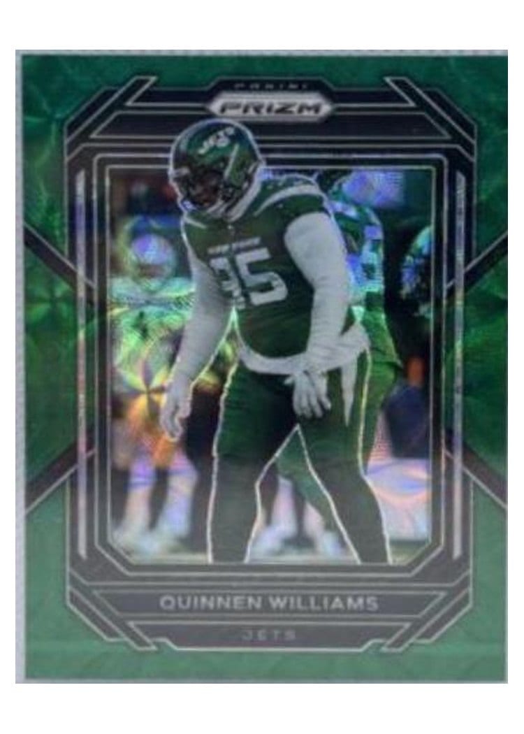 2022 Panini Prizm Base Set Quinnen Williams Green Scope #230 card